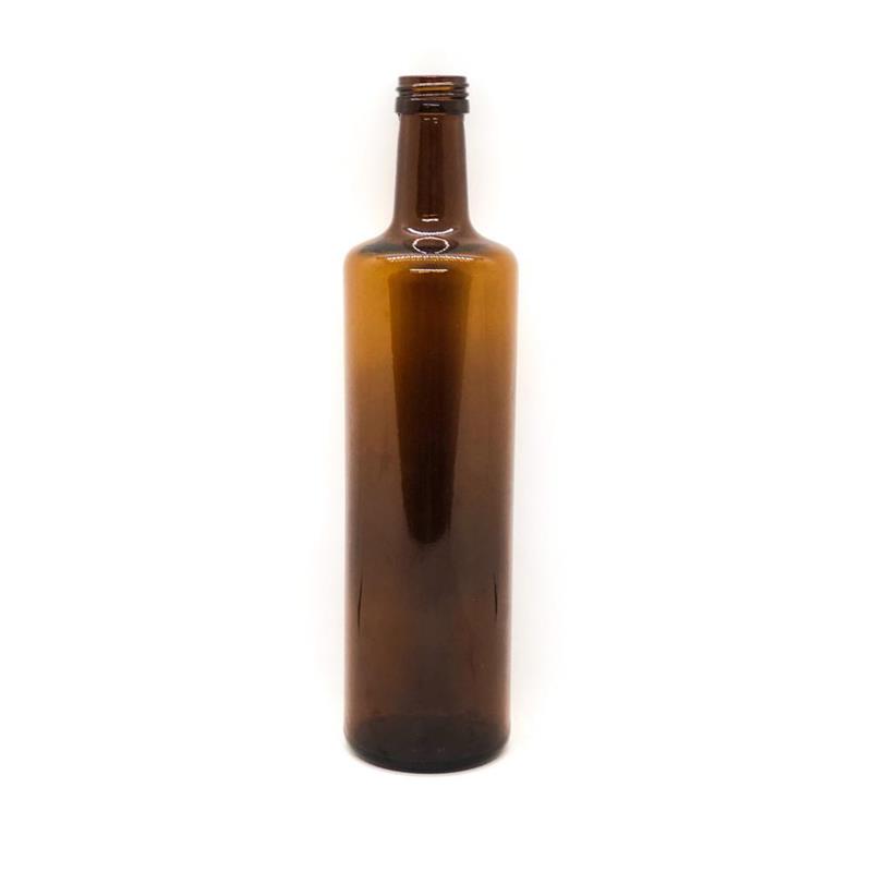 12 Botella Aceite Cilindrica x 750 cc - Ambar